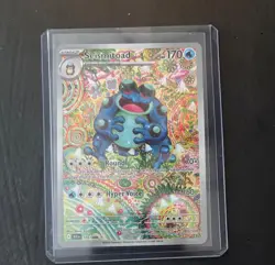 Seismitoad IR Pokemon Black Bolt 105/086 English Illustration Rare NM Near Mint - Image 1