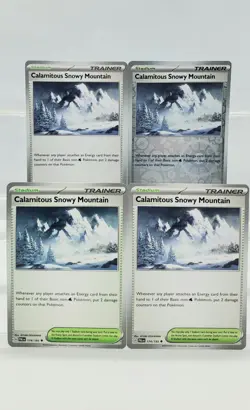 Pokemon TCG Calamitous Snowy Mountain 174/193 SV02: Paldea Evolved Uncommon - Image 1