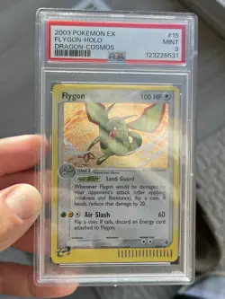 Flygon PSA 9 Pokemon 2003 EX Dragon 15/97 Cosmos Holo Partial Swirl Low POP 192 - Image 5