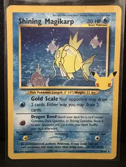 Shining Magikarp 66/64 Celebrations Classic Collection Holo - Pokemon TCG NM - Image 1
