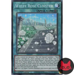 Yugioh White Rose Cloister KICO-EN019 Super Rare 1st Edition NM - Image 1