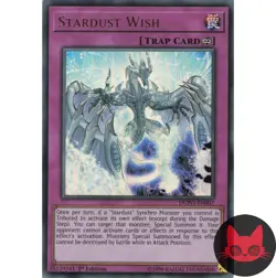 Yugioh Stardust Wish DUPO-EN007 Ultra Rare 1st Edition NM - Image 1