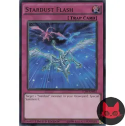 Yugioh Stardust Flash LC05-EN003 Ultra Rare Limited Edition NM - Image 1