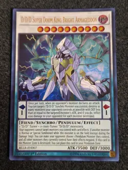 Yugioh! VLP D/D/D Super Doom King Bright Armageddon - BLLR-EN007 - Ultra Rare - Image 1