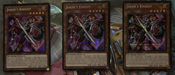 YuGiOh PLAYSET Joker's Knight SBC2-ENA05 SECRET RARE US Import - Image 2