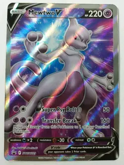 Mewtwo V SWSH229 SWSH: Sword & Shield Promo Card Holo Pokemon TCG - Image 1
