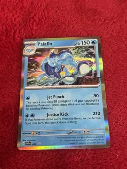 Palafin - 036 (Prerelease) 036 Sv: Scarlet & Violet Promo Cards Holo Nm- Stamped - Image 1