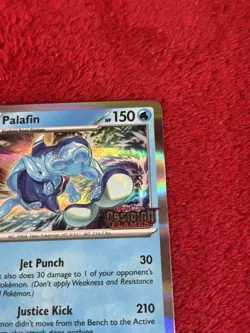 Palafin - 036 (Prerelease) 036 Sv: Scarlet & Violet Promo Cards Holo Nm- Stamped - Image 2