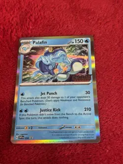 Palafin - 036 (Prerelease) 036 Sv: Scarlet & Violet Promo Cards Holo Nm- Stamped - Image 5