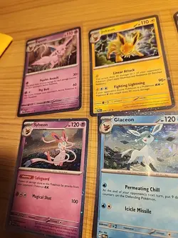 Prismatic Evolutions Costco 8 Mini Tin Cosmos Promo Cards SET - Image 2