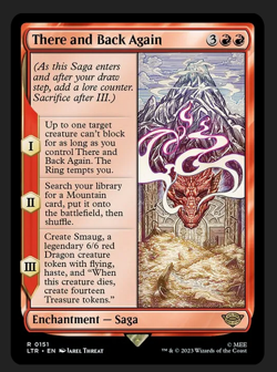 There and Back Again NM/M Lord of the Rings MTG Magic Card - Image 1