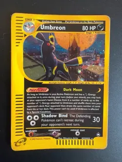 Pokemon Card-Umbreon-Acquapolis-ENG-H29/H32-Holo - Image 1
