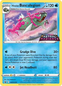 Hisuian Basculegion SWSH205 Promo Astral Radiance Pokemon Card NM - Image 1