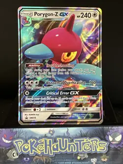 Pokemon Card Porygon Z GX SM216 Black Star Promo Ultra Rare L/P - Image 1