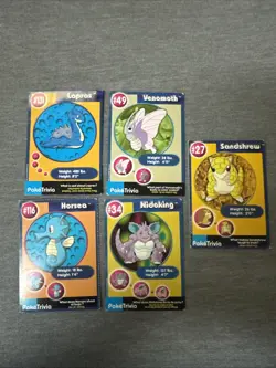 Pokemon Vintage Burger King Collectable Cards Lot Of 5 - Image 1