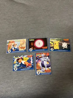 Pokemon Vintage Burger King Collectable Cards Lot Of 5 - Image 2