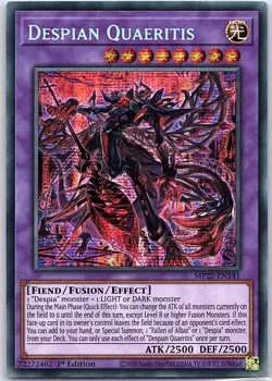 Despian Quaeritis MP22-EN141 2022 Tin of the Pharaoh's Gods - Yu Gi Oh Card - NM - Image 1