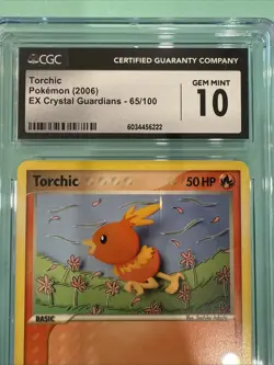 Pokemon TCG Torchic Ex Crystal Guardians 65/100 Common Card 2006 - Image 3