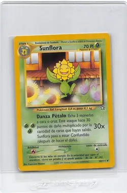 SUNFLORA 50/111 - UNCOMMON - Neo Genesis - VINTAGE WOTC Pokemon Card - LP/P - Image 1