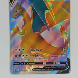 Charizard V SWSH050 Full Art Black Star Promo Pokemon TCG Card NM - Image 3