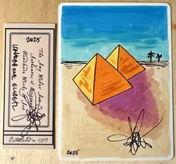 MTG ARTIST PROOF Spanish Whalebone Glider AP Art Sketch Amy WEBER Magic - Image 1