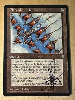 MTG ARTIST PROOF Spanish Whalebone Glider AP Art Sketch Amy WEBER Magic - Image 2