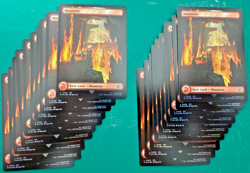 MTG Final Fantasy Land x20 FOIL - Mountain FIN#305 - Image 1