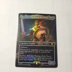 Boromir, Warden Of The Tower LOTR MTG Foil borderless - Image 1