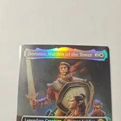 Boromir, Warden Of The Tower LOTR MTG Foil borderless - Image 3