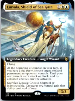 Linvala, Shield of Sea Gate (Extended Art) - Zendikar Rising - 368 NM - Image 1