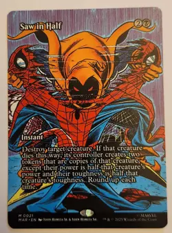 Saw in Half (Borderless) Marvel Universe Eternal-Legal Mythic Regular #21 NM+ - Image 1