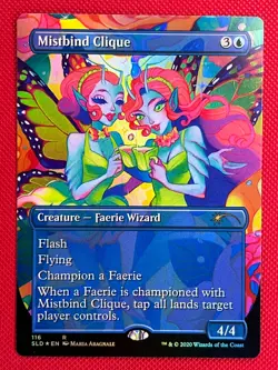 MTG Foil 1X Mistbind Clique X1 Secret Lair Magic - NM/MT - Image 1