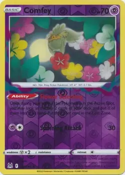 Comfey - 079/196 - Pokemon TCG Lost Origin (2022) - LP - Reverse Holo Rare - Image 1