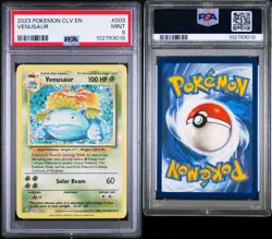 PSA 9 MINT Venusaur 003/034 CLV Classic Box Holo Rare Pokemon Trading CG 2023 - Image 3
