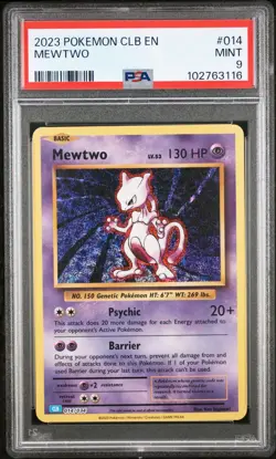 PSA 9 MINT Classic Collection Lot Articuno Mewtwo Scyther Pokemon TradingCG 2023 - Image 5