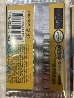 1999 Pokemon WOTC Base Set - Factory Sealed Booster Pack - Blastoise - Image 3