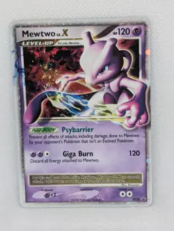 Mewtwo LV.X DP28 Diamond and Pearl Holo Ultra Rare Pokemon TCG black star MP - Image 1