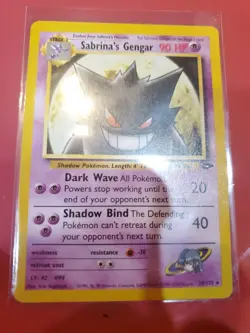 Pokemon TCG Sabrina's Gengar Gym Challenge 29/132 Non-Holo - Image 1