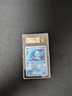 Pokemon CGC 10 pristin Prince of the Sea Manaphy Holo 10Th Movie Comm Set 2007 - Image 1