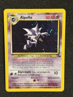 Haunter Holo German Pokemon Fossil 6/62 1999 Alpollo NM+ WOW!! - Image 1