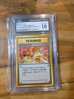 1998 Japanese Pokemon Gym Heroes Trainer Misty's Wrath - PSA 10 - Image 1