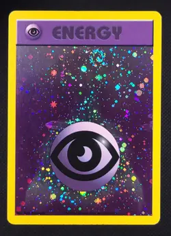 Psychic Energy WotC 2002 League Promo Pokemon Card TCG Swirl 🌀 Holo (MP) - Image 2