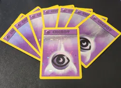 Psychic Energy WotC 2002 League Promo Pokemon Card TCG Swirl 🌀 Holo (MP) - Image 4