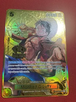 Monkey D.Luffy One Piece Japanese Version 2nd Anniversary ST13-015 Card English - Image 3
