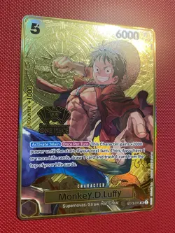 Monkey D.Luffy One Piece Japanese Version 2nd Anniversary ST13-015 Card English - Image 4