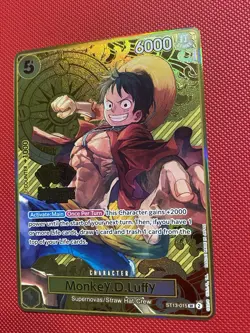 Monkey D.Luffy One Piece Japanese Version 2nd Anniversary ST13-015 Card English - Image 5