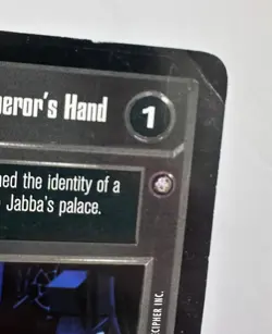 Star Wars CCG Oversized Mara Jade 'The Emperor's Hand' Autograph Promo Card EX - Image 3