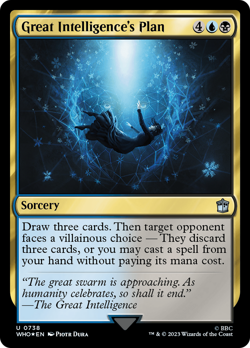 Great Intelligence's Plan (Surge 738) FOIL Doctor Who NM Uncommon CARD ABUGames - Image 1