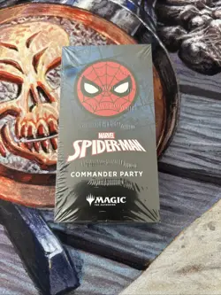 Brand New Sealed MTG Spider-Man Commander Party Cards 19x Promo Cards x1 - Image 1