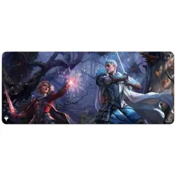 ULTRA PRO MAGIC THE GATHERING WILDS OF ELDRAINE TABLE PLAYMAT 6FT 6' X 2' - Image 1